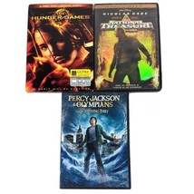 DVD Lot The Hunger Games Percy Jackson and National Treasure Movies - £12.63 GBP