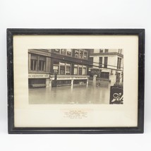 Vintage Incorniciato Fotografia 1936 St.Patrick&#39;s Giorno Flood Penn Pavé - £295.34 GBP