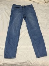Women’s Nicole Miller New York Soho High Rise Skinny Jeans Size 12 Light Blue - £15.55 GBP