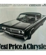 1967 Chrysler Newport 2 Door Advertisement Automobilia Post Magazine HM2CC - $367.32 MXN