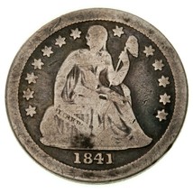 1841-O 10C Seated Dime in Very Good VG Condition, Most of "LIBERTY" Visible - £39.56 GBP