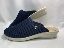 Fly Flot Women’s Anatomic Anti shock Clogs Made Italy Navy Blue Size 40 ... - $53.99