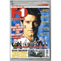 F1 Racing Magazine January 2005 mbox3011/b Can Mark Webber be champ for Williams - £3.11 GBP