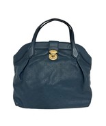 $3750 Louis Vuitton MM Cirrus Mahina Monogram Hobo Marine Blue Tote - $1,958.04