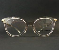 Dolce &amp; Gabbana Eyeglasses Frames DG1292 3073 Gold Iridescent Clear 51-1... - $138.59