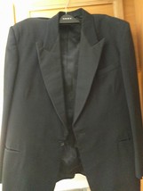 Mens Jackey Herworths Size L Polyester Black Jacket - £21.39 GBP