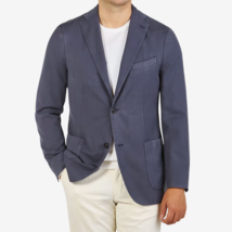 Boglioli Men&#39;s Garment Dyed Wool Slim Fit K Jacket in Washed Blue-EU 56 ... - £511.13 GBP