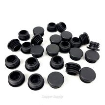 (Lot of 100) 1" OD Round (14-20 Ga) Plastic Tubing Plugs 1 Inch End Caps - $39.99