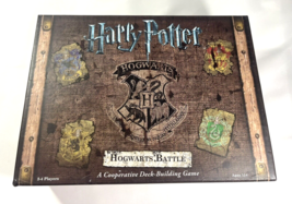 Harry Potter Hogwarts Battle Cooperative Deck Building Board Game Complete - $25.00
