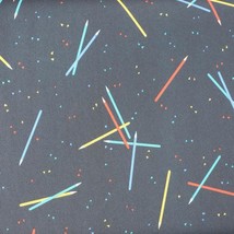 Vintage 1980&#39;s Pattern Cotton Polyester Blend Fabric 60&quot;x342&quot; - £92.49 GBP