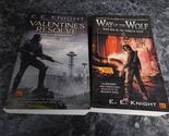 E E Knight lot of 2 Vampire Earth Series Science Fiction Paperbacks - $3.99