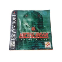 Metal Gear Solid: VR Missions Sony PlayStation 1 PS1 Manual and Artwork ONLY - £7.77 GBP
