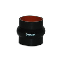 Turbo Turbocharger Reinforced Silicone Hump Coupler Hose 4&quot; ID BLACK VIBRANT - £26.14 GBP