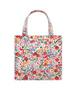 Cath Kidston Small Bookbag Mini Tote Lunch Bag Tote Brave Soul Floral Cr... - $400.37 MXN