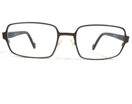 Etnia LUGANO col.GNBL Gafas Monturas Marrón Azul Cuadrado Completo Rim 54-18-140 - £44.54 GBP