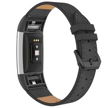 Leather Band Compatible With Fitbit Charge 2, Genuine Leather Wristband Strap Re - £18.87 GBP