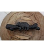 Cast Iron Rustic Western Black Bear Drawer Cabinet Door Pulls Hardware 1... - €46,09 EUR