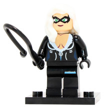 Black Cat Marvel Comics Super Heroes Lego Compatible Minifigure Bricks Toys - £2.34 GBP