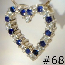 Blank Pendant Handcrafted Custom Order Labor No Gems Infinity Heart Design 68 - £68.34 GBP