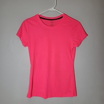 Danskin Now Womens Shirt Small Pink Short Sleeve - £9.38 GBP