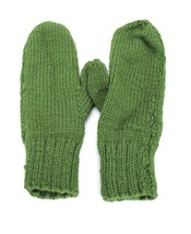 VTG Gloves Mittens Lot Van Raalte Hand Knit Solids Patterns 4 PR Peg Han... - $25.84