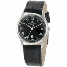 NEW Charles Hubert Paris 6814-WB Womens Premium Collection Black Leather Watch - £51.39 GBP