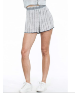 EN CRÉME Women&#39;s Woven Stripped Pull On Loose Shorts Elastic Waist band ... - $25.38 CAD