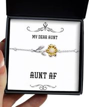 Nice Aunt Gifts, Aunt AF, Aunt Sunflower Bracelet from - £38.67 GBP