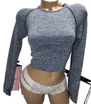 Victoria’s Secret PINK Active Seamless Long Sleeve Sz Large Activewear C... - $18.61