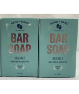 2x Hand in Hand Sweet Mint &amp; Eucalyptus Sea Salt Bar Soap, 5 OZ - $20.82 CAD