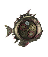 Steampunk Style Fish Submarine Wall Clock - £117.75 GBP