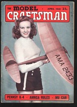Model Craftsman 4/1941-WWII era issue-Model cars-planes &amp; more-Info-photos-di... - £27.13 GBP