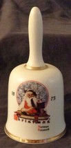 1975 Christmas Norman Rockwell - 1975 - Dave Grossman Collectible Bell - VGC - £20.67 GBP