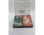 *Heavily Used* Set Of (2) Pinochle Playing Card Decks Cranes And Deer - £15.85 GBP