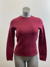 T-Max Women&#39;s Long Sleeve Sweatshirt Size Small Pink Crew Neck Polyester - $13.85