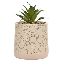 Disney Mickey Ceramic Planter with Faux Plant - $52.51