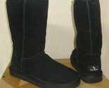 KOOLABURRA By UGG Classic Tall BLACK Suede Fur Lined Boots Size 8 NEW 10... - £54.80 GBP