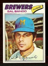 Milwaukee Brewers Sal Bando 1977 Topps # 498 - £0.39 GBP
