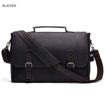 Leather Men Business Bag Fashion Brand Shoulder Bag Tote Messenger bags - £128.14 GBP