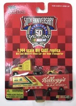 50th Anniversary NASCAR Racing Champions 1:144 Car and Semi Kellogg&#39;s Labonte - £10.99 GBP