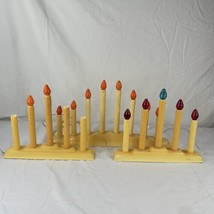 Lot 3 Vtg Noma Christmas Candle Dripping Candelabra Candolier Holiday Decoration - £54.47 GBP