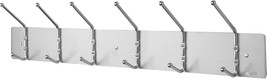 Safco Wall Mount Rack Coat Hook, 6-Hook 4162. Coat Hooks For Hanging Coats, - £59.44 GBP