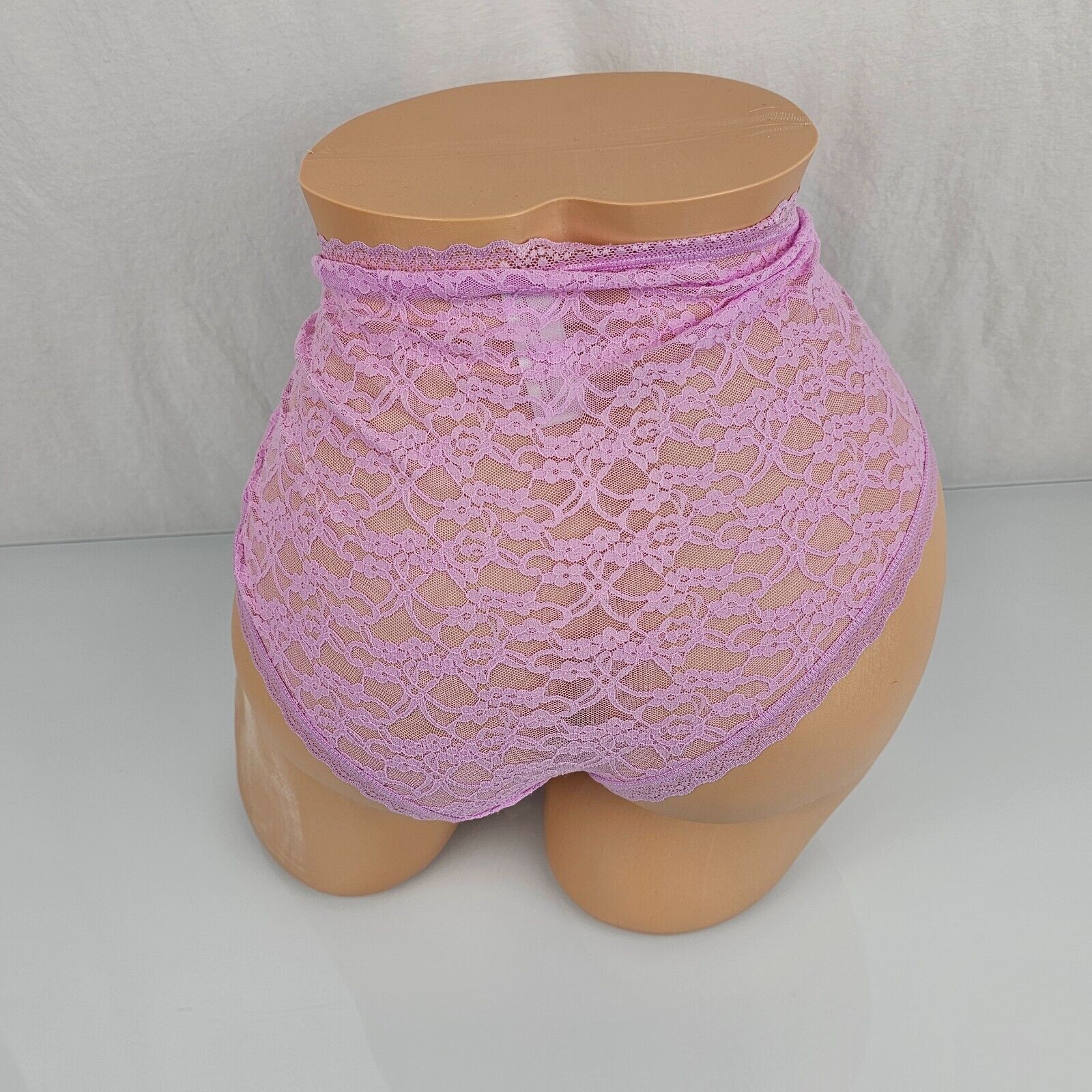 NoBo No Boundaries Womens Pink Lace Boyshort Panties XXL 10 - $14.84