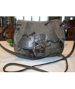 Coach 45648 Soho Snake Python Reptile Pattern Leather Crossbody Flap Bag - $62.00