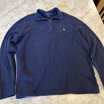 Polo Ralph Lauren  Cowl Neck Long Sleeve Sweater Men&#39;s Size L Denim Blue - $21.16
