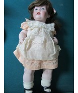 BISQUE DOLL repro GERMANY MARKED JDK 237 # 16, 20&quot; composition FIXED BLU... - £100.97 GBP