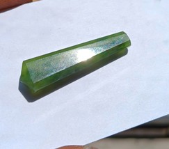 Moss Agate Polished Sceptre Crystal, Genuine Agate Green Sceptre 3.8g, 27 X 8mm - £9.73 GBP