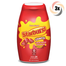 3x Bottles Starburst Cherry Flavor Liquid Water Enhancer | Sugar Free | ... - £14.25 GBP