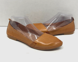 MIZ MOOZ WOMEN&#39;S BUTTERY LEATHER  FLATS SLIP ON SHOES BRANDY  37EU / 7US... - $58.41