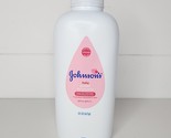 Johnson &amp; Johnson J&amp;J Baby Powder WITH TALC Pink Label 22 oz USED   - £23.98 GBP